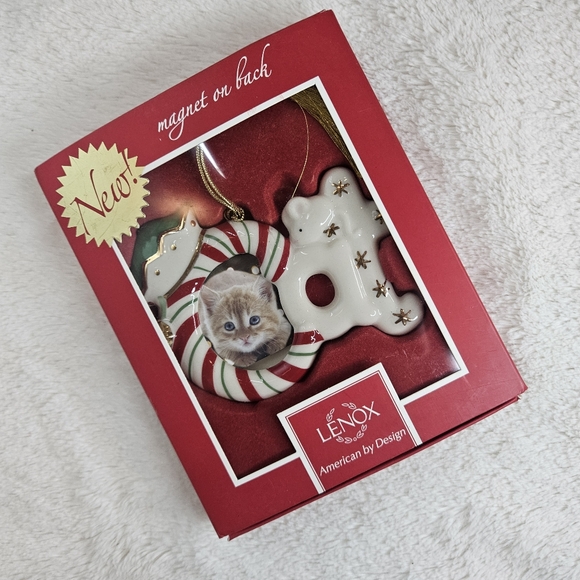 Cat Christmas Ornament Lenox Christmas Ornament or Magnet New#Cat #Christmas - Picture 7 of 7